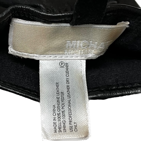 Michael Kors Genuine Leather Aster Studded Gloves Size M - Picture 3 of 3